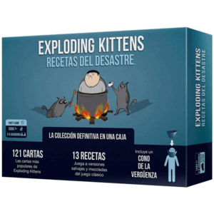 JUEGO DE MESA EXPLODING KITTENS RECETAS DEL DESASTRE