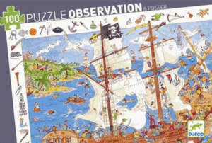 PUZZLE OBSERVACION LOS PIRATAS 100 PIEZAS