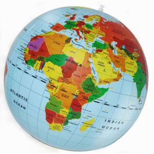 GLOBO TERRAQUEO HINCHABLE 50 CM