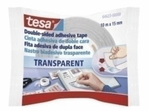 CINTA ADHESIVA TESA 2 CARES 15MMX10M (64623)