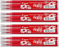 C/3 RECAMBIO FRIXION 2 PACK ROJO