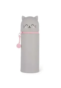 PORTATODO DE SILICONA GATO KAWAII