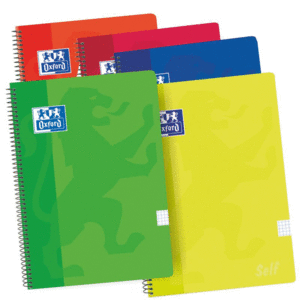CUADERNO A4. TAPA BLANDA 4 X 4 MM. COLORES VIVOS
