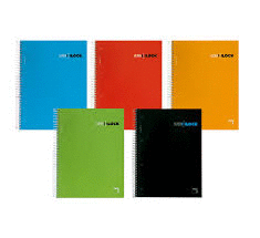 CUADERNO A4 CUADRICULA 46 TAPA DE PLASTICO