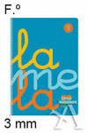 CUADERNO LAMELA ESPIRAL FOLIO AZUL