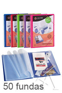 CARPETA MULTIFUNDAS ANILLAS AZUL