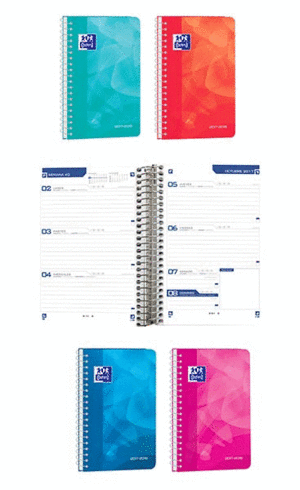 AGENDA OXFORD 17-18 PEQUEÑA TAPA DURA