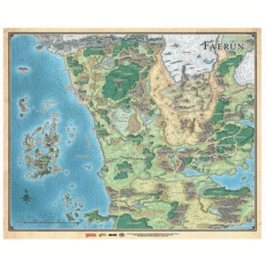 DUNGEONS & DRAGONS: MAPA DE FAERUN