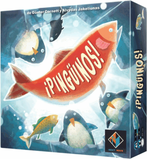 ¡PINGÜINOS!  JUEGO DE MESA DE ESTRATEGIA PARA ADULTOS Y NIÑOS  A PARTIR DE 8 AÑOS  DE 2 A 4 JUGADORES  20 MINUTOS POR PARTIDA