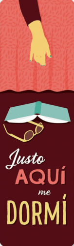 PUNTO DE LECTURA JUSTO AQUI ME DORMI