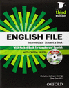 ENGLISH FILE INTERMEDIATE: STUDENT'S BOOK AND WORKBOOK WITH ANSWER KEY PACK 3RD