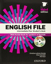 ENGLISH FILE INTERMEDIATE PLUS: STUDENT'S BOOK WORK BOOK WITHOUT KEY PACK (3RD E