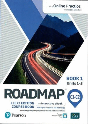 ROADMAP C1-C2 FLEXI EDITION COURSE BOOK 1 WITH EBOOK AND ONLINE PRACTICE