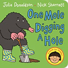 ONE MOLE DIGGING A HOLE