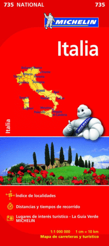 ITALIA MAPA NACIONAL 735 2015
