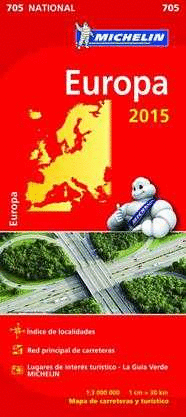 EUROPA MAPA NATIONAL 705 2016