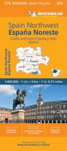 MAPA REGIONAL ESPA¥A NOROESTE - CASTILLA Y LEON, M