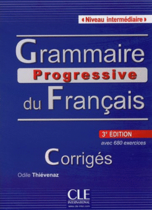 GRAMMAIRE PROGRESSIVE INT CORR 3ª