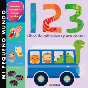 MI PEQUEÑO MUNDO LIBRO ADHESIVOS 1 2 3