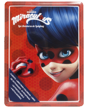 MIRACULOUS. LAS AVENTURAS DE LADYBUG. CAJA METÁLICA