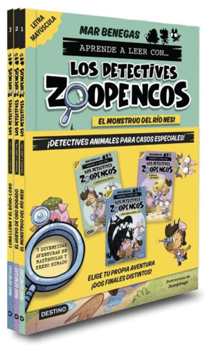 PACK APRENDE A LEER CON...LOS DETECTIVES ZOOPENCOS 1-3. ELIGE TU HISTORIA