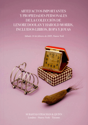 ARTEFACTOS IMPORTANTES Y PROPIEDADES PERSONALES DE LA COLECCIÓN DE LENORE DOOLAN