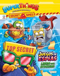 LIBRO DE STICKERS SUPERZINGS SECRET SPIES SERIES - ESPAÑA