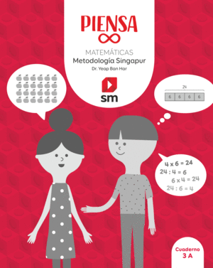 PIENSA [INFINITO]. METODOLOGÍA SINGAPUR. 3 PRIMARIA