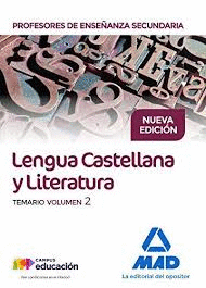 CUERPO DE PROFESORES DE ENSEÑANZA SECUNDARIA. LENGUA CASTELLANA Y LITERATURA.