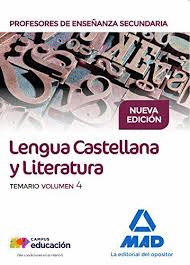 CUERPO DE PROFESORES DE ENSEÑANZA SEC. LENGUA CASTELLANA Y LITERATURA