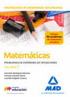 PROFESORES DE ENSEÑANZA SEC. MATEMÁTICAS PROB. DE EXÁM DE OPOSICIONES VOL 3