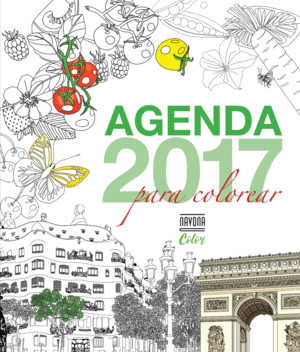 AGENDA PARA COLOREAR 2017