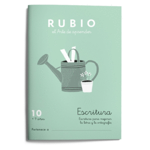 (1) CUAD RUBIO ESCRITURA 10 (COLOR)