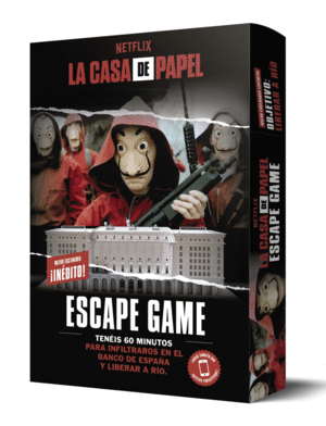 LA CASA DE PAPEL. ESCAPE GAME. OBJETIVO: LIBERAR A RÍO