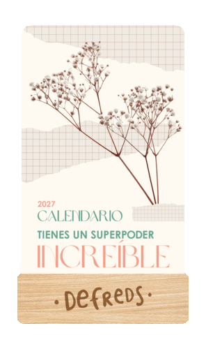 CALENDARIO MESA DE TARJETAS 2027 - DEFREDS