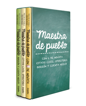 MAESTRA DE PUEBLO (PACK CON: CON L DE NOVATA  ESTADO CIVIL: OPOS