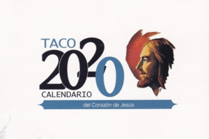 TACO MESA CALENDARIOS SAGRADO CORAZÓN DE JESÚS 2020
