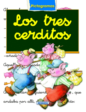 TRES CERDITOS.(PICTOGRAMAS).REF:165-004