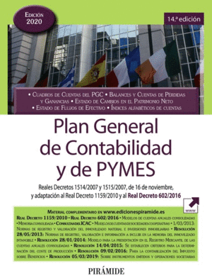 PLAN GENERAL DE CONTABILIDAD Y DE PYMES