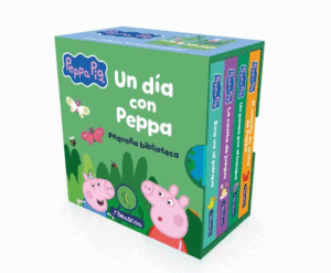 PEPPA PIG. PEQUEÑA BIBLIOTECA UN DIA CON