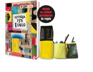 DESTROZA ESTE DIARIO. ELÁSTICO. KERI SMITH. Libro en papel. 9788449336195  Librería Letras a la Taza