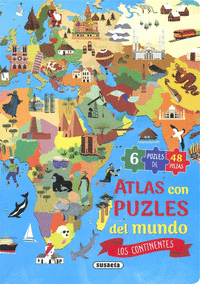 ATLAS PUZLE DEL MUNDO LOS CONTINENTES