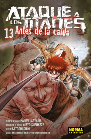 ATAQUE A LOS TITANES 13 ANTES DE LA CAIDA
