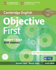 OBJECTIVE FIRST FOR SPANISH SPEAKERS WORKBOOK WITH ANSWERS WITH AUDIO CD 4TH EDI