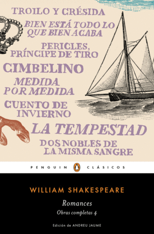 ROMANCES (OBRA COMPLETA SHAKESPEARE 4)