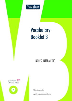 VOCABULARY BOOKLET 3 ALUM + CD