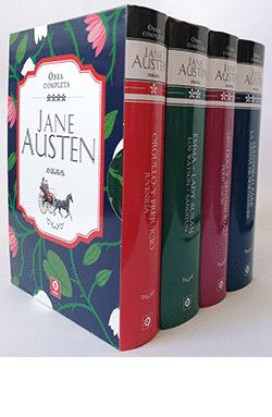 ESTUCHE JANE AUSTEN OBRA COMPLETA 4 VOLUMENES