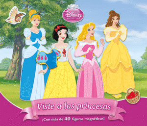 VISTE A LAS PRINCESAS. LIBRO MAGNETICO