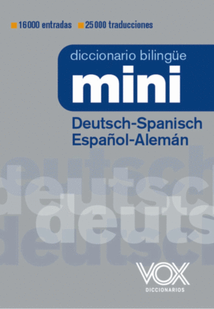 DICCIONARIO MINI DEUTSCH-SPANISCH / ESPAÑOL-ALEMÁN