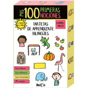 MIS 100 PRIMERAS NOCIONES - TARJETAS DE APRENDIZAJE BILINGÜES